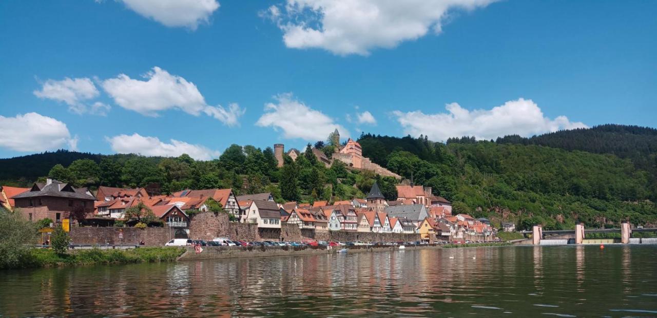 Appartement Schlossberg, Gasthaus Hirsch Hirschhorn Luaran gambar